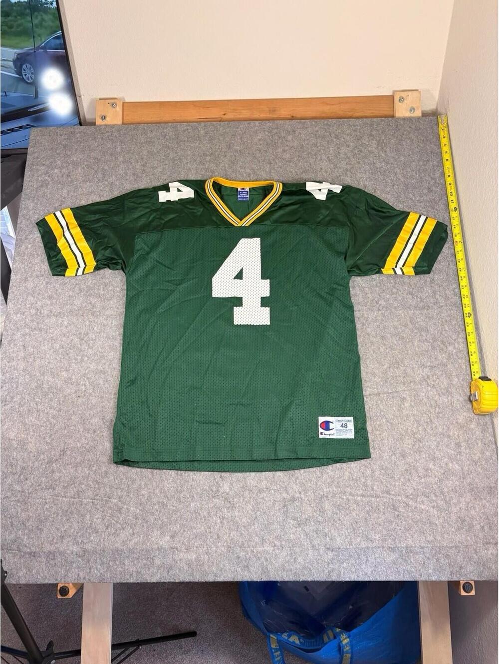 Vintage Brett Favre #4 Green Bay Packers NFL Football Jersey XL Champion